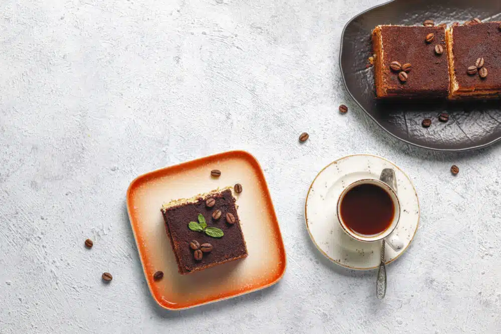Kawowe brownie z nutą Dubai chocolate